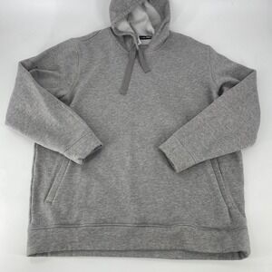 Adidas Mens Gray Pullover Hoodie Sweatshirt Size 2XL Athletic Casual